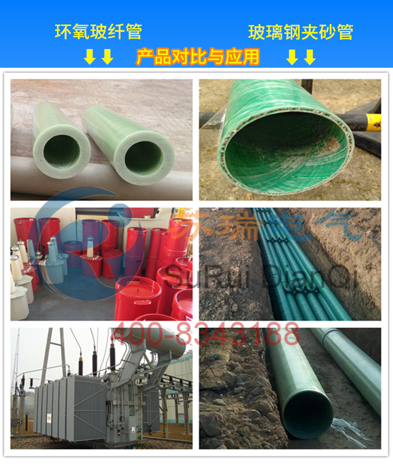 環(huán)氧玻纖管與玻璃鋼夾砂管的區別